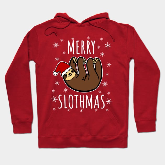 Merry Slothmas Hoodie by LunaMay